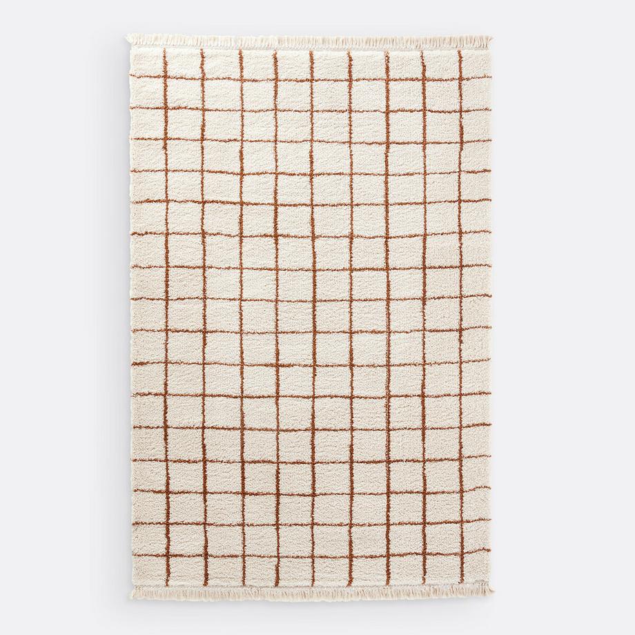 La Redoute Intérieurs Teppich Ocana mit Schachbrettmuster  