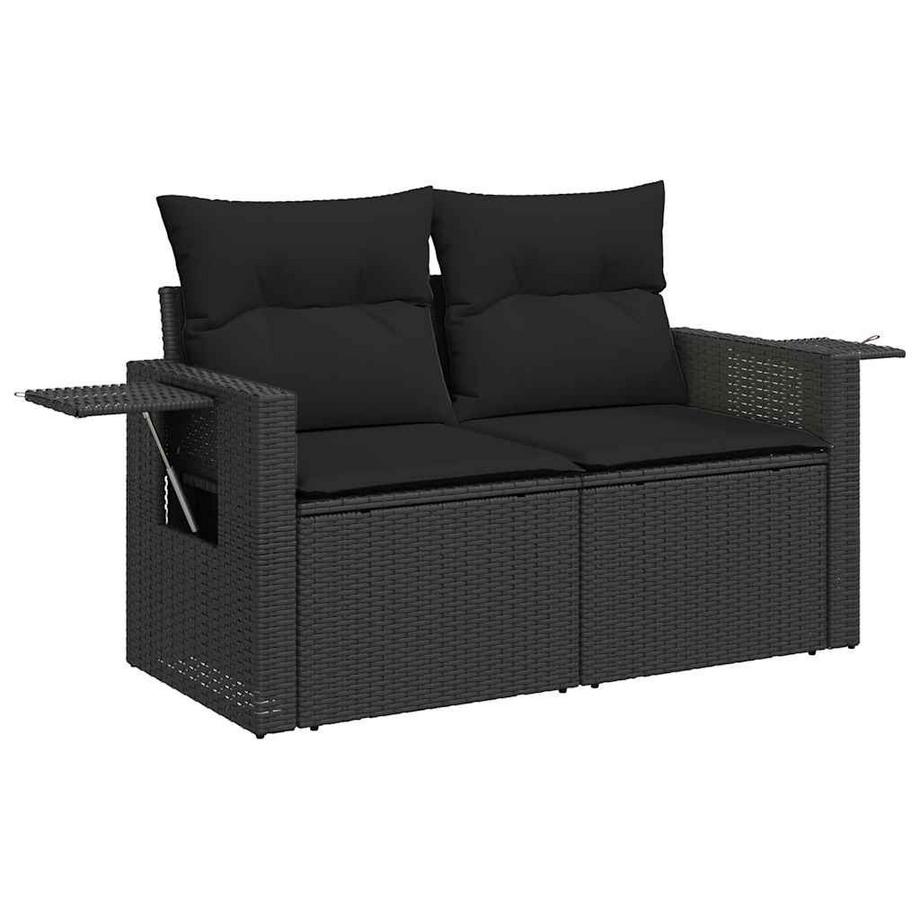 VidaXL set di divani da giardino Polirattan  