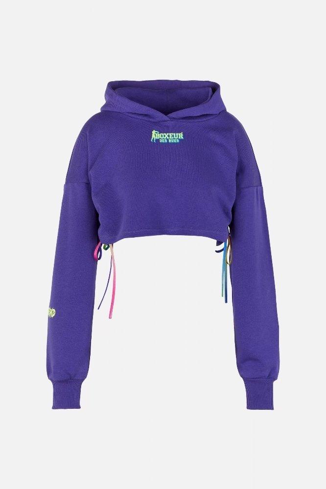 BOXEUR DES RUES Cropped Hoodie  