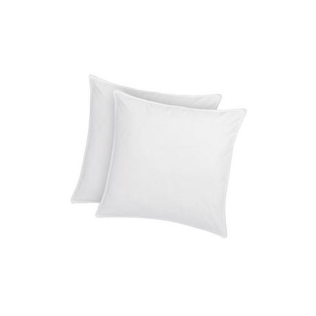 Vente-unique Guanciale trattamento antiacaro naturale Greencare 60 x 60 cm 550 g Bianco Cotone - Lotto di 2 - AZYLIA  