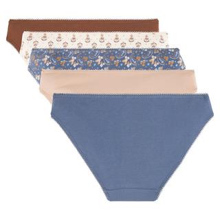 La Redoute Collections  Lot de 5 slips en coton extensible 