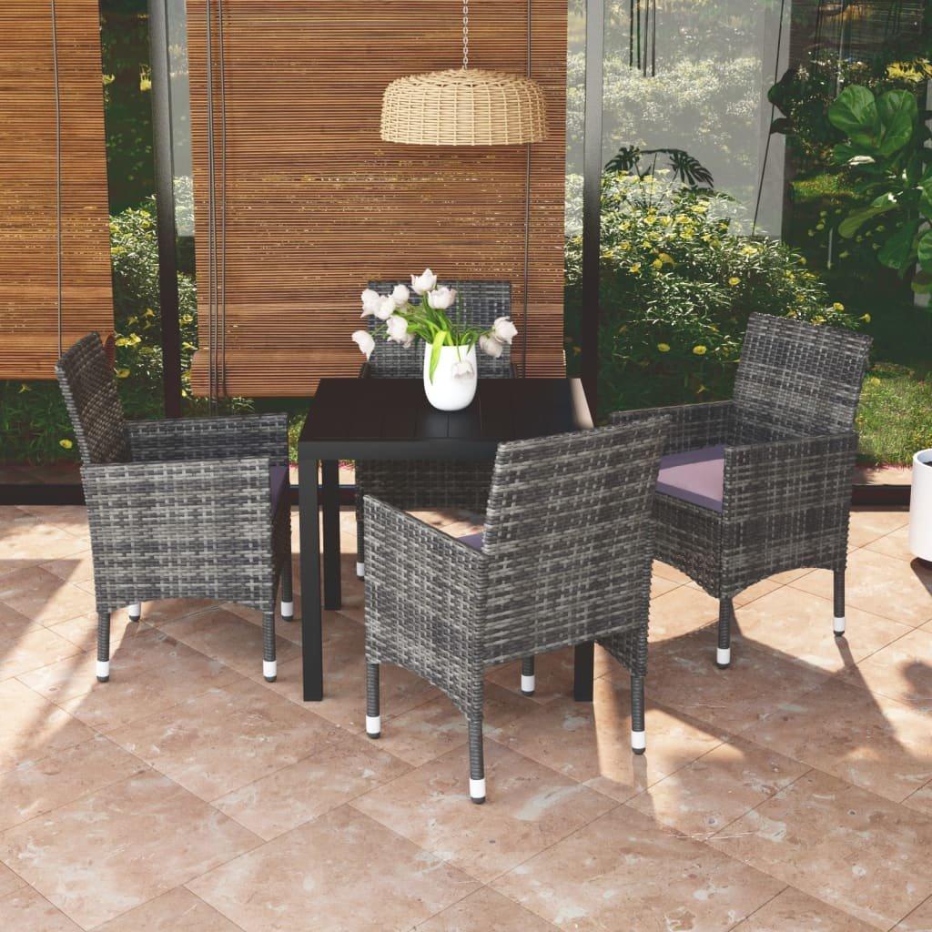 VidaXL Essgruppe poly-rattan  