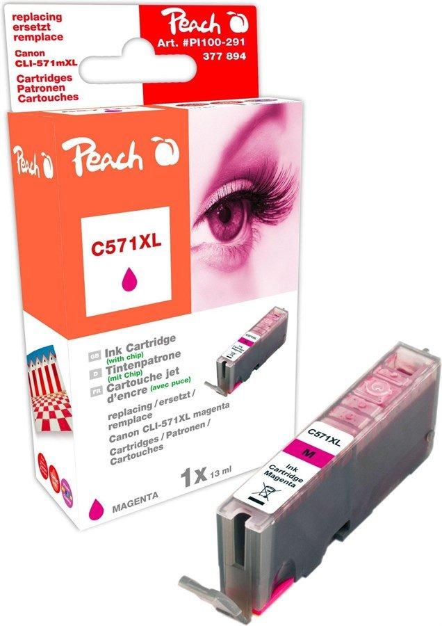 Peach  Peach Tintenpatrone XL magenta kompatibel zu Canon CLI-571XL m 