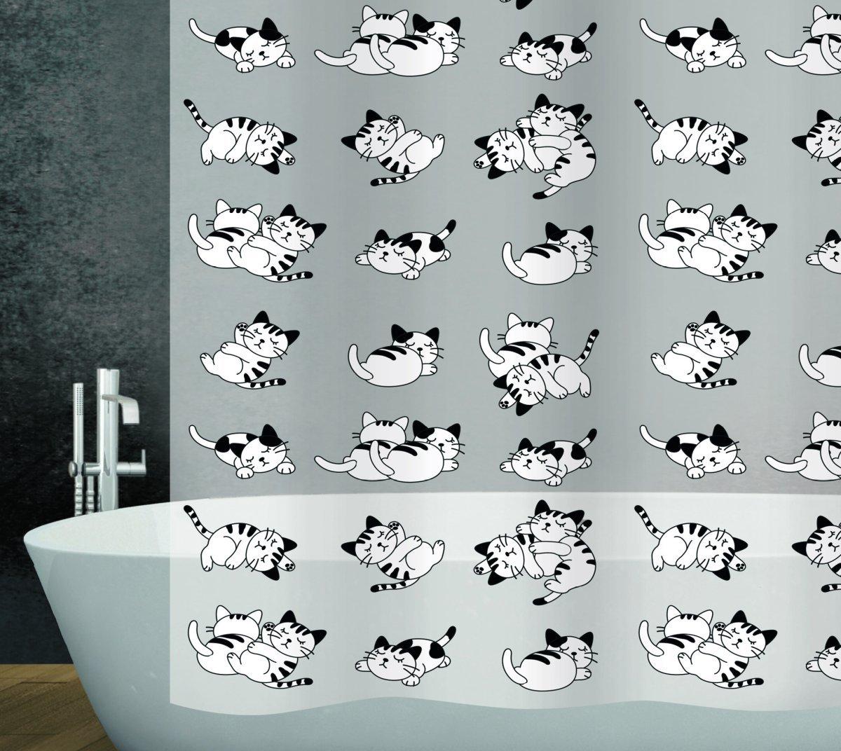 diaqua Duschvorhang PEVA Cat  