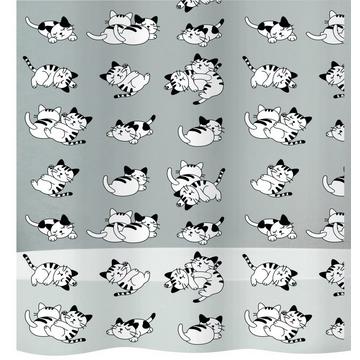 Duschvorhang PEVA Cat