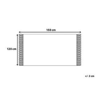 Beliani Kaman Couverture en Acrylique Boho  