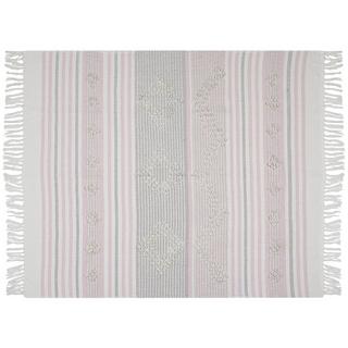 Beliani Kaman Couverture en Acrylique Boho  