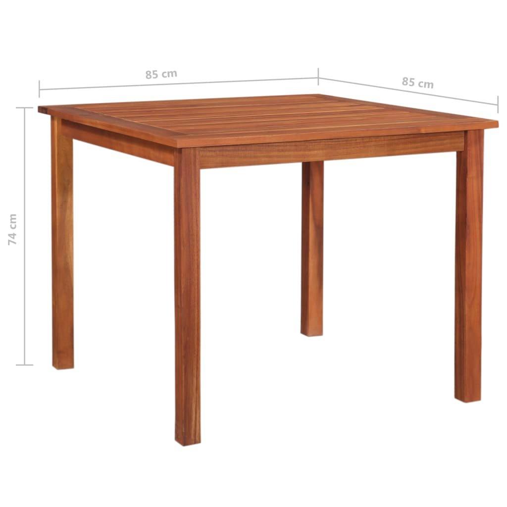 VidaXL Table de salle à manger bois d'acacia  