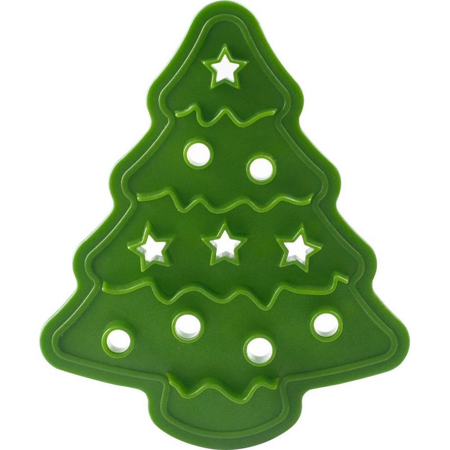 Ibili Découpe-gâteaux en forme de sapin de Noël  