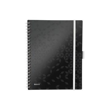 LEITZ Spiralbuch WOW A4 4644-00-95 schwarz