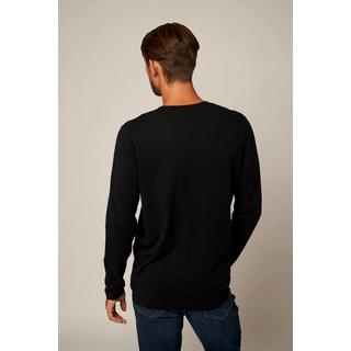 Bellemere New York  T-shirt Henley in cotone e cashmere 