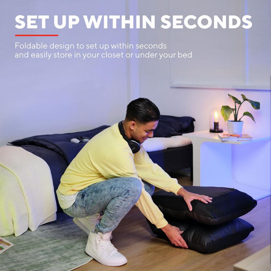 Trust  GXT 718 Rayzee Gaming-Stuhl für den Boden Schwarz 