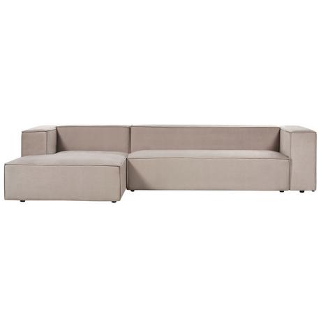 Beliani 3 Sitzer Sofa aus Samtstoff Skandinavisch VERNON  