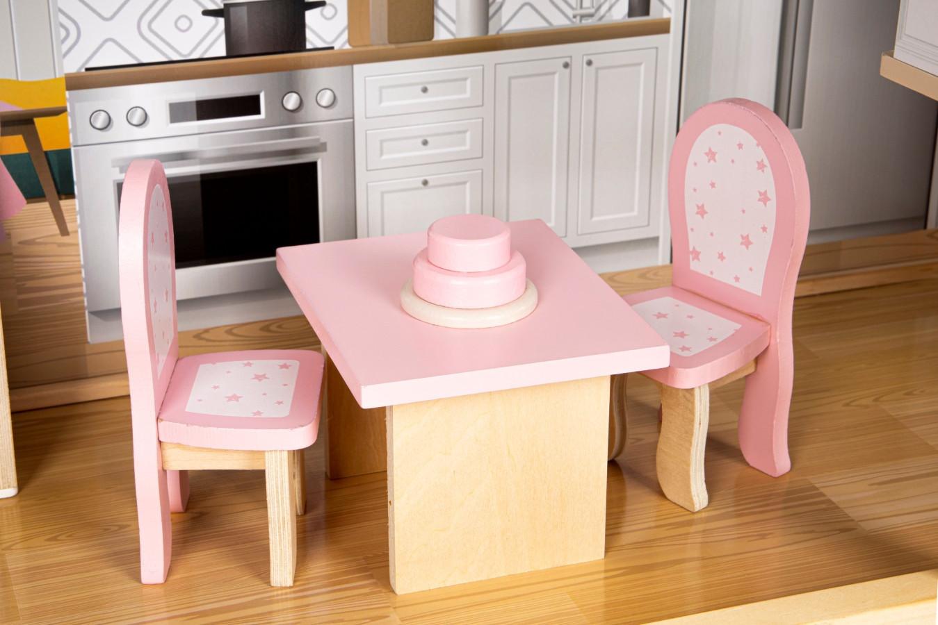 Northio  XXL Puppenhaus Maya Residence 28 Teile ECOTOYS 