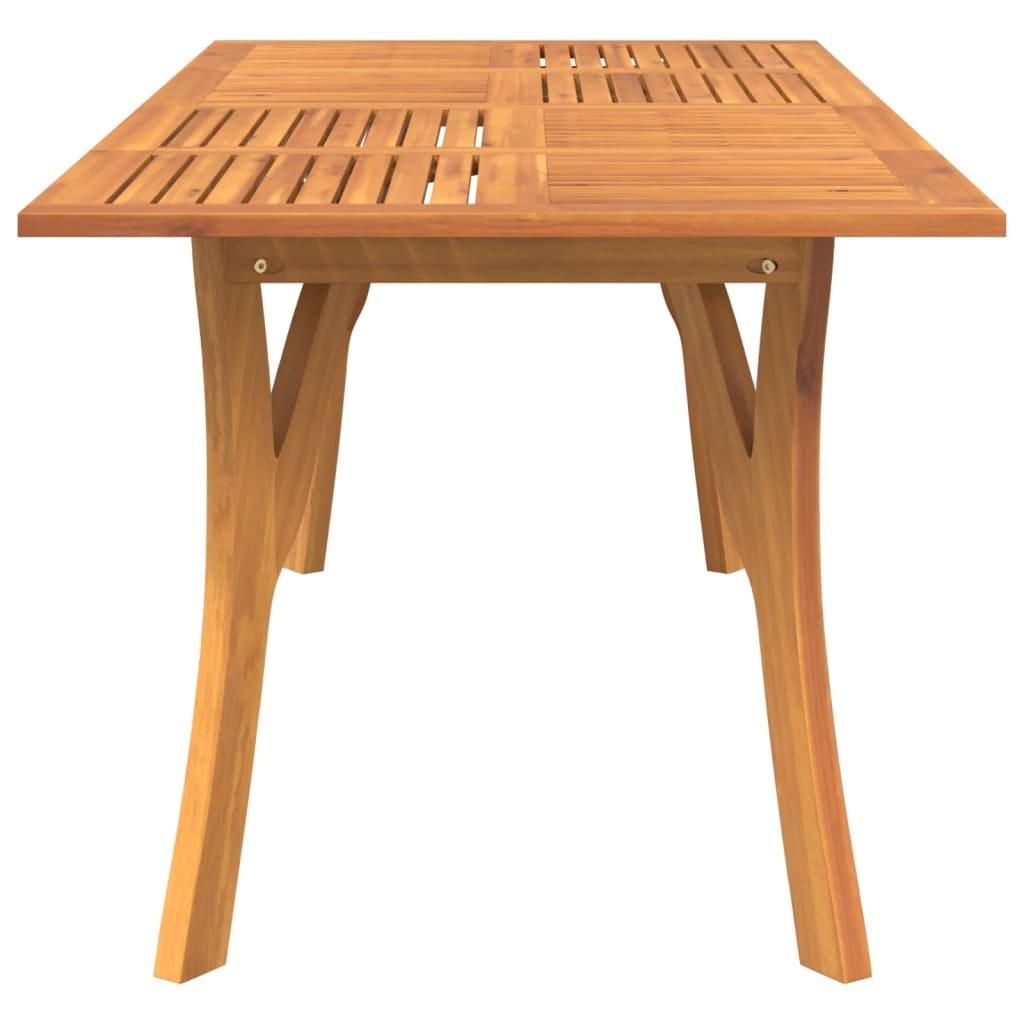 VidaXL Table de jardin bois d'acacia  