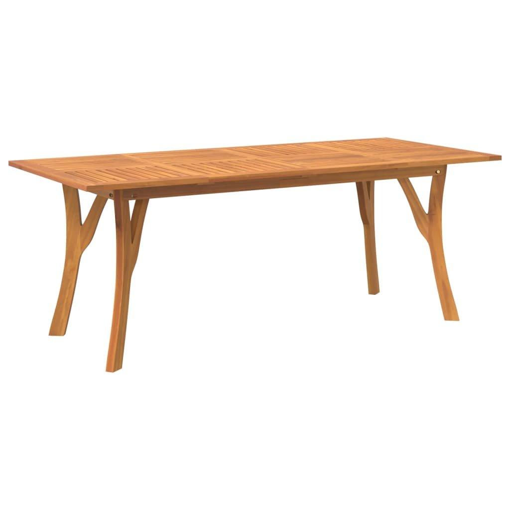 VidaXL Table de jardin bois d'acacia  