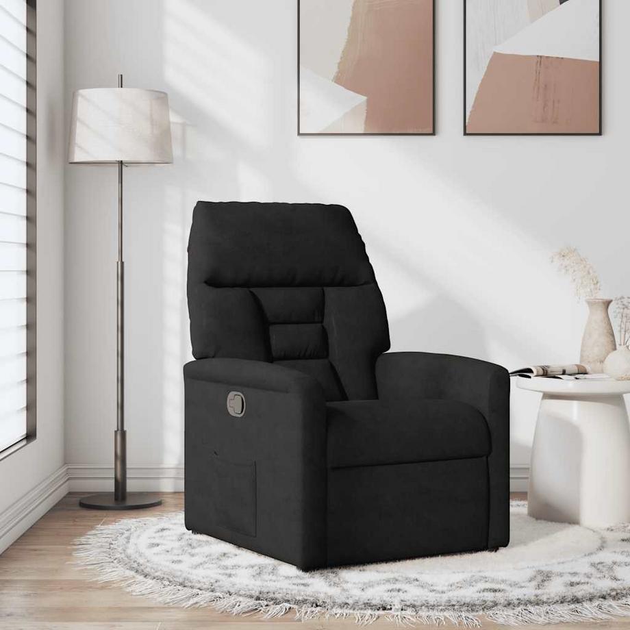 VidaXL Fauteuil inclinable microfibre  