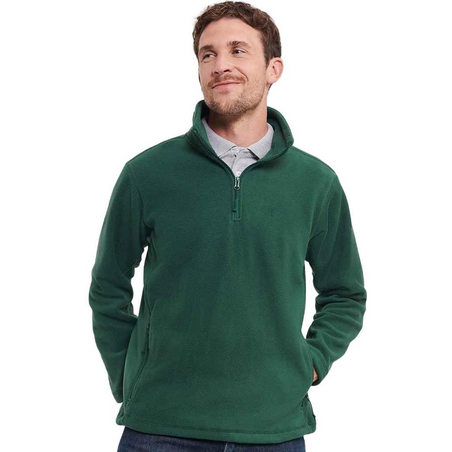 Russell Fleece Oberteil Quarter Zip  