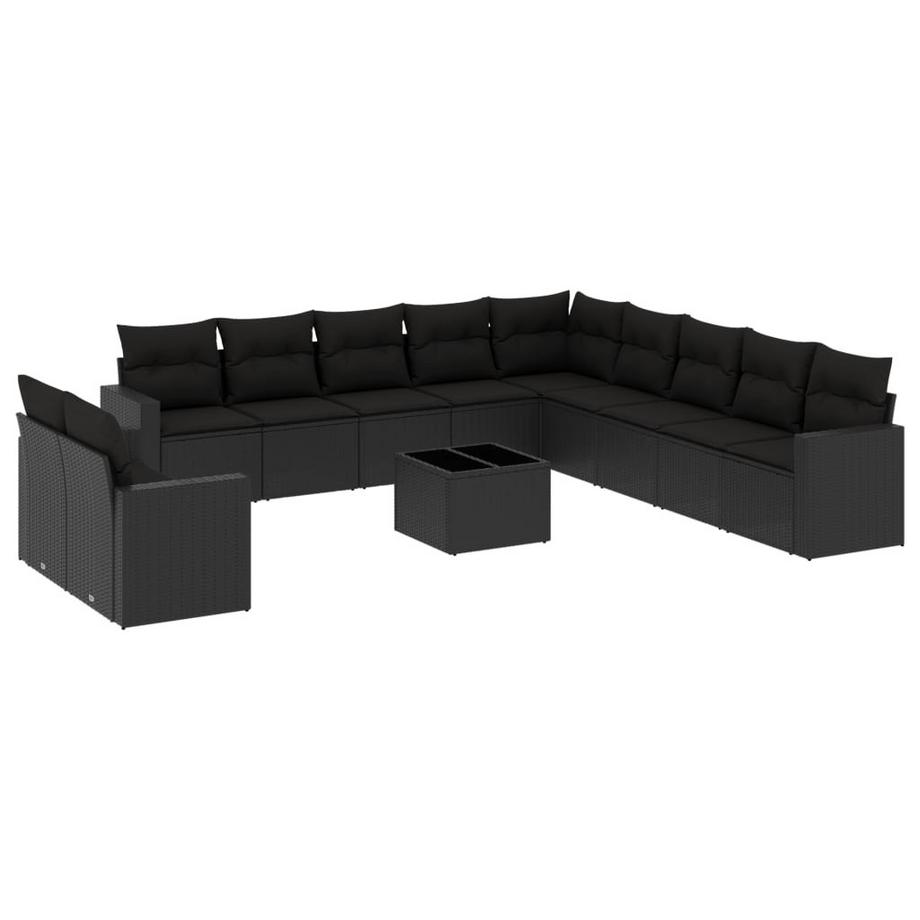 set divano da giardino Polirattan