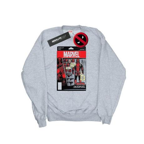 MARVEL  Deadpool Action Figure Sweatshirt 