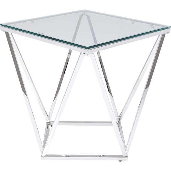 KARE Design Beistelltisch Cristallo 50x50cm  