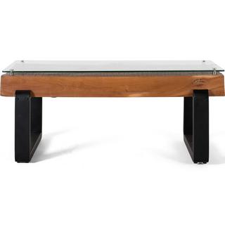 mutoni Table basse bois recyclé marron 120  