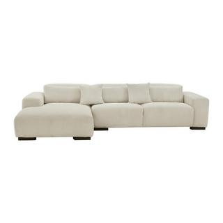 Maison Céphy Ecksofa - Ecke links - Cord - Beige - OVENTINO  