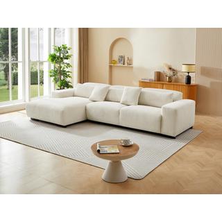 Maison Céphy Ecksofa - Ecke links - Cord - Beige - OVENTINO  