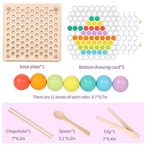 Activity-board  Holzspielzeug, Clip-Perlen-Puzzle-Brettspiele, Mathe-Lernspielzeug 