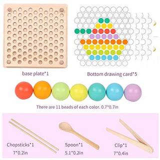 Activity-board  Holzspielzeug, Clip-Perlen-Puzzle-Brettspiele, Mathe-Lernspielzeug 