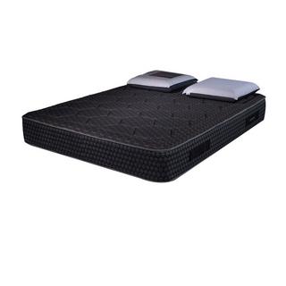 AB Matelas Matratzen Cosmos Black | 200x200cm mit 2 viskoelastischen Kissen 60x60 cm | Speicher 50kgm3 und 12 Zonen | 28 cm  