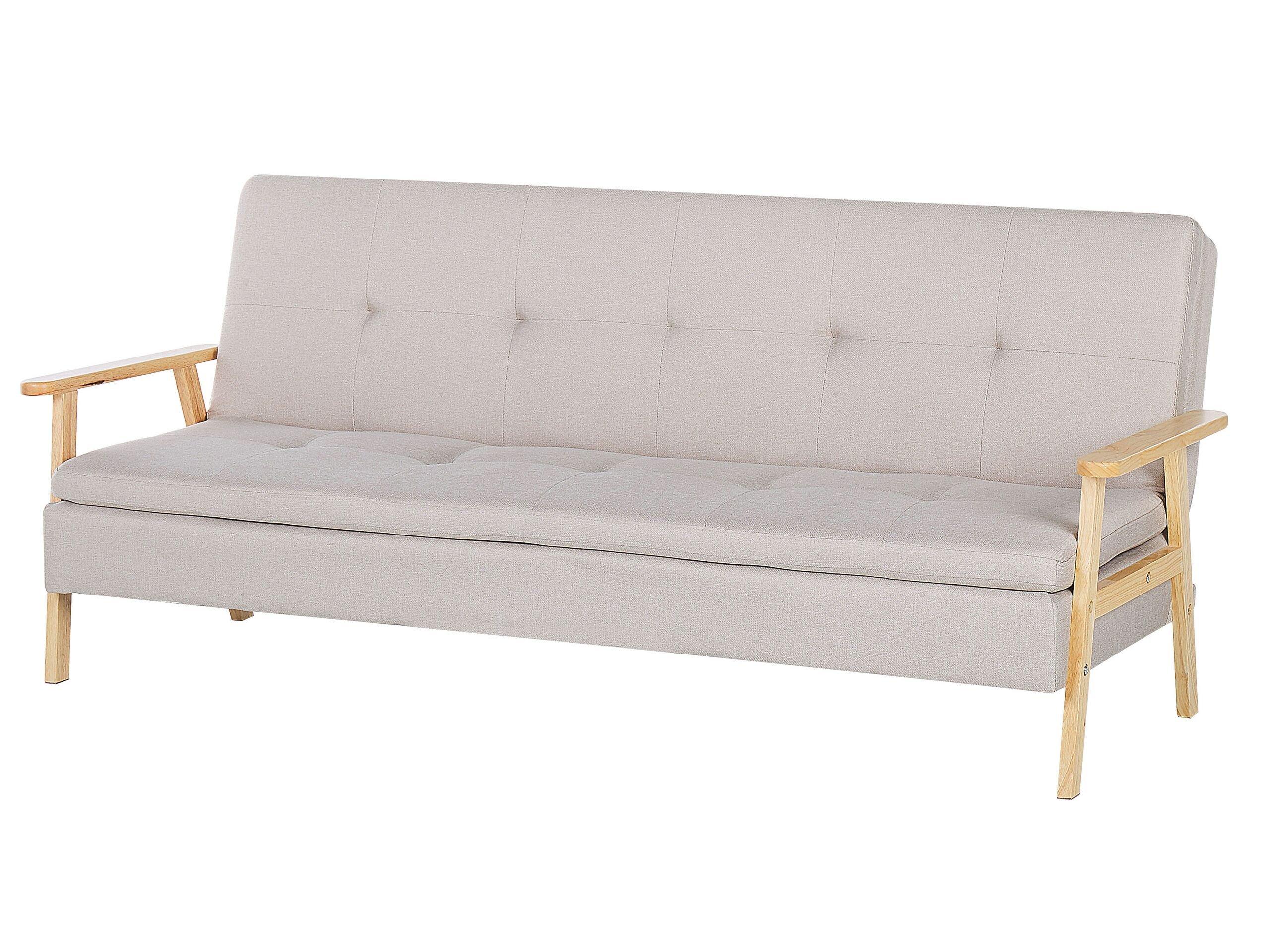 Beliani Schlafsofa aus Polyester Retro TJORN  