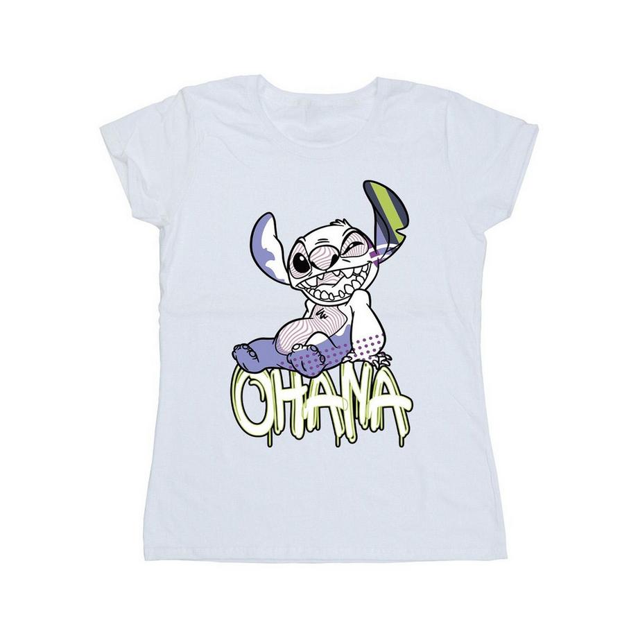 Disney T-shirt graphique Ohana Stitch  