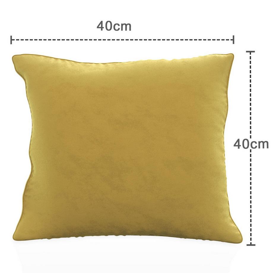 Intirilife 2x Housse de Coussin en Velours  