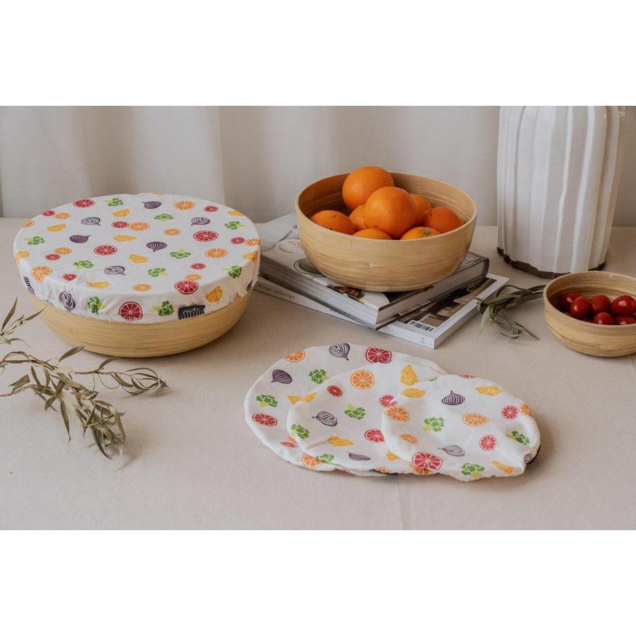 Nuts Innovations  Bowl Cover Gemüse assortiert 3er Set 