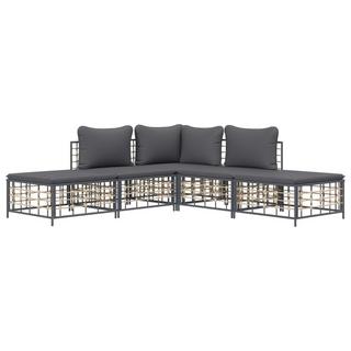 VidaXL Garten lounge set poly-rattan  