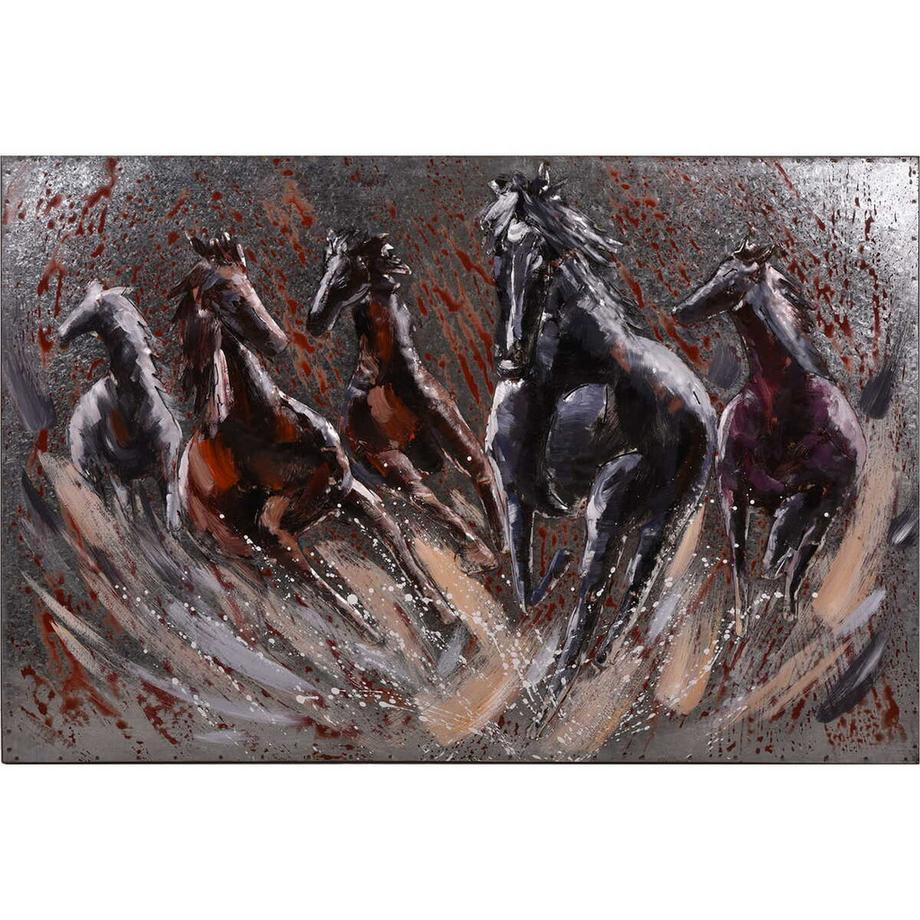 Tableau métallique 3D Fury Visionik 120x80