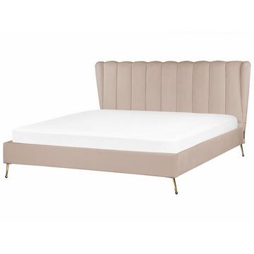 Letto con rete a doghe en Velluto Moderno MIRIBEL