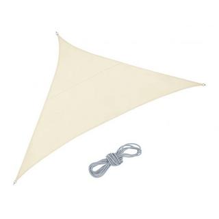 B2X Voile d'ombrage polyester triangulaire beige  