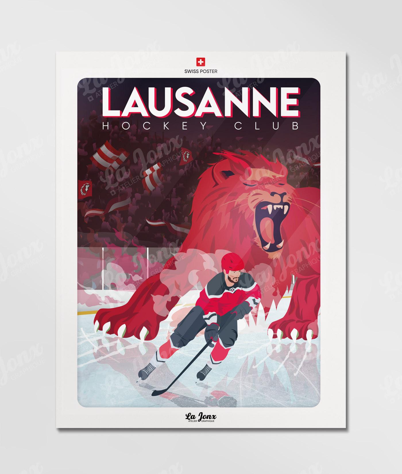 La-Jonx Lausanne Hockey Club - Poster  