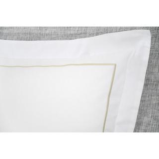 Vente-unique Charmy Set Copripiumino in Percalle con Striscia Decorativa  