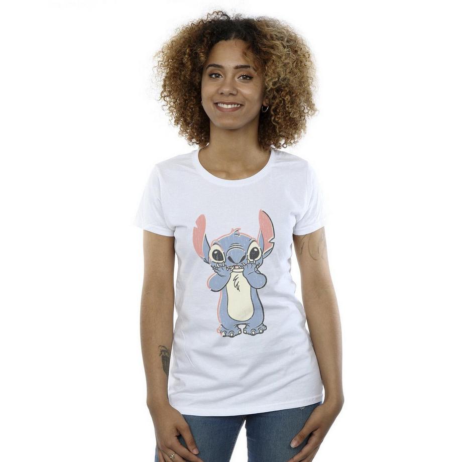 Disney Stitch Imprimé Graphique Regular Fit T-Shirt  