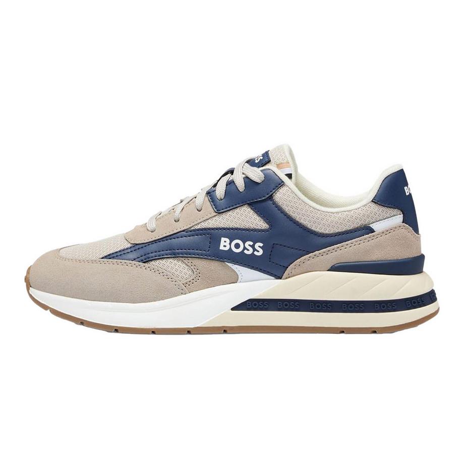 BOSS Kurt Baskets en Cuir et Mesh  