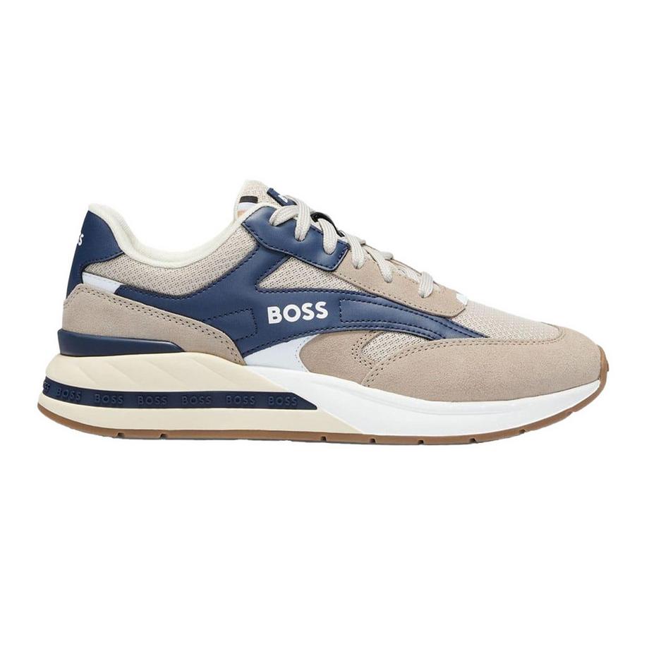 BOSS Kurt Baskets en Cuir et Mesh  
