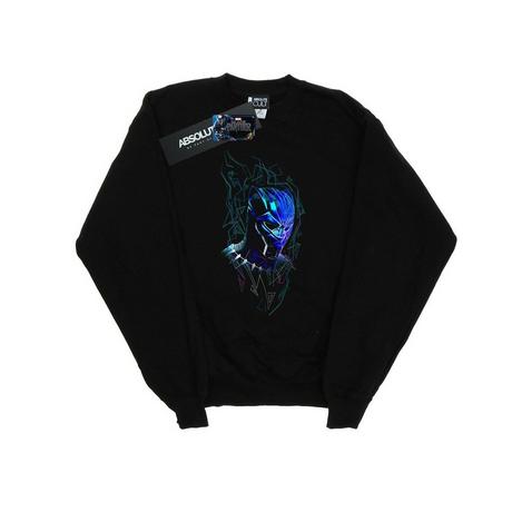 MARVEL  Sweatshirt Panthère Noire Masque Néon 