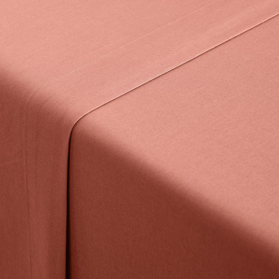 La Redoute Intérieurs Scenario Drap Plat Uni en Coton Biologique  