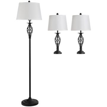 Ensemble de 4 lampes