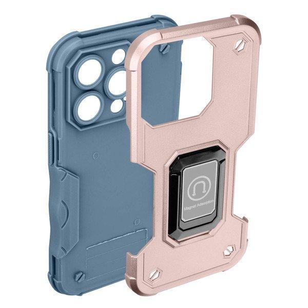 Avizar  Coque iPhone 14 Pro Antichoc Bague Rose 