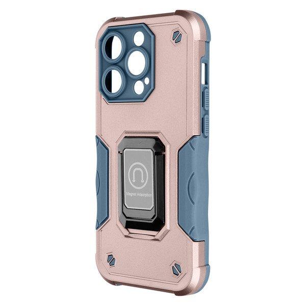 Avizar  Coque iPhone 14 Pro Antichoc Bague Rose 