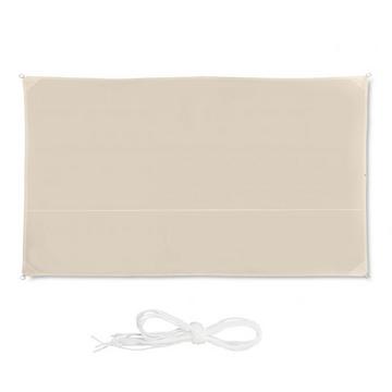 Voile d'ombrage rectangulaire beige